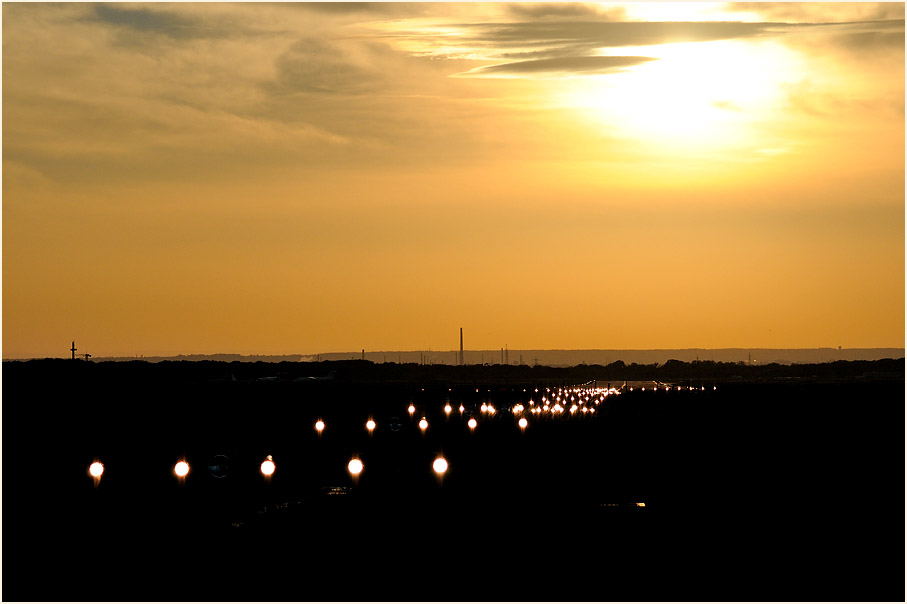 Sonnenuntergang im Herfeldmoor, Wahner Heide